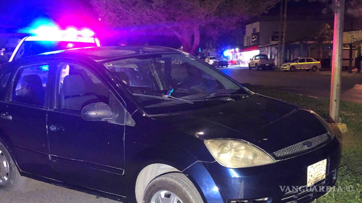 $!El auto de la pareja.