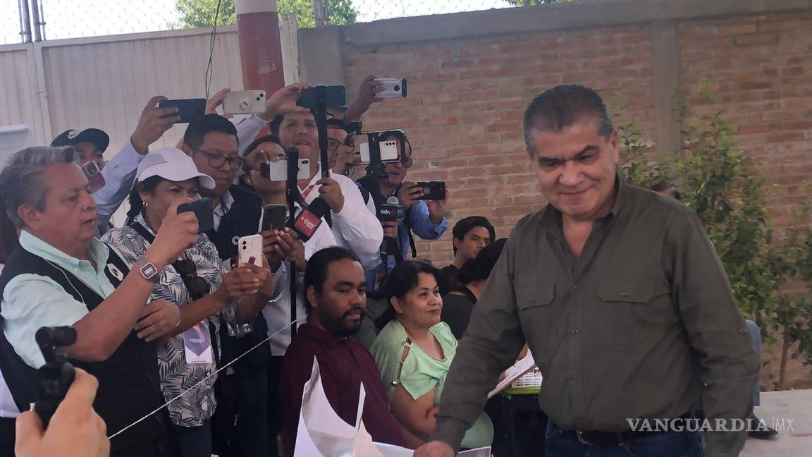 Con una ‘copiosa participación’ transcurre el proceso electoral en Coahuila, reporta Riquelme