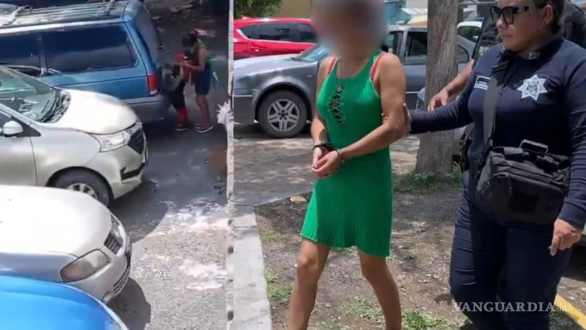 Detienen a mujer por agarrar a golpes a su hijo de 4 años, en Ecatepec