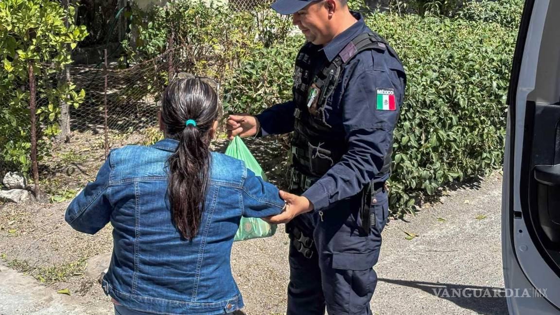 Fortalecen policías de Parras la proximidad social con apoyo a la comunidad