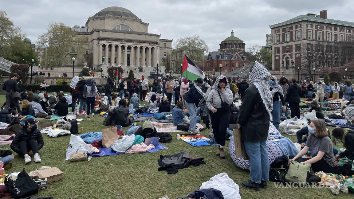 $!La Universidad de Columbia se convertió en un símbolo del debate en EU que está generando el conflicto en Palestina y los límites de la libertad de expresión.