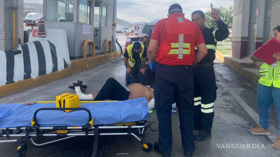 Trabajador cae de andamio en la caseta de Carbonera; se encuentra grave