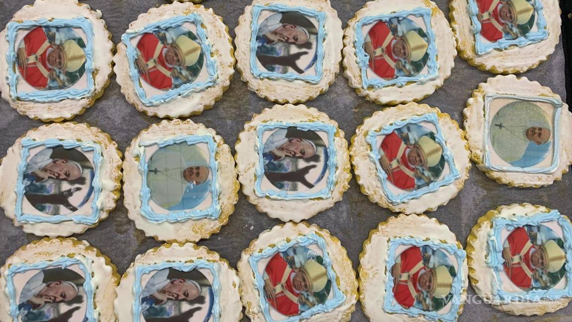 $!El papa Francisco le ha puesto cara a la última creación gastronómica de Lisboa: unas galletas de mantequilla que lanzó la cafetería Balcão do Marquês.