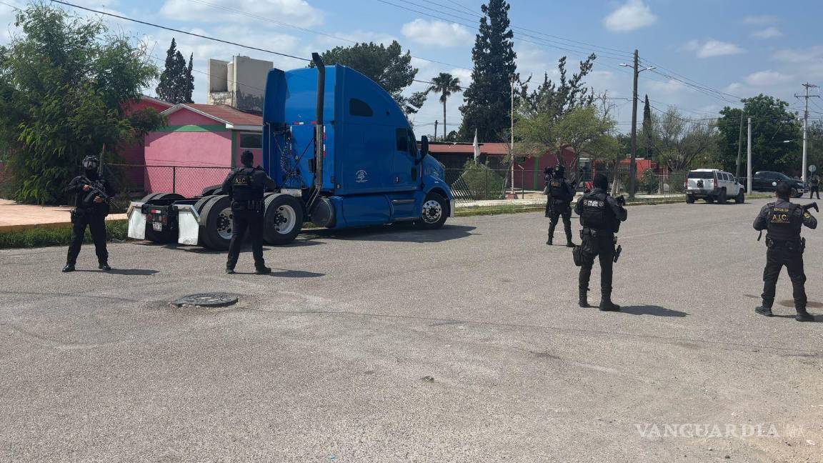 Sabinas: Aseguran 37 kilos de cocaína en un tractocamión durante operativo