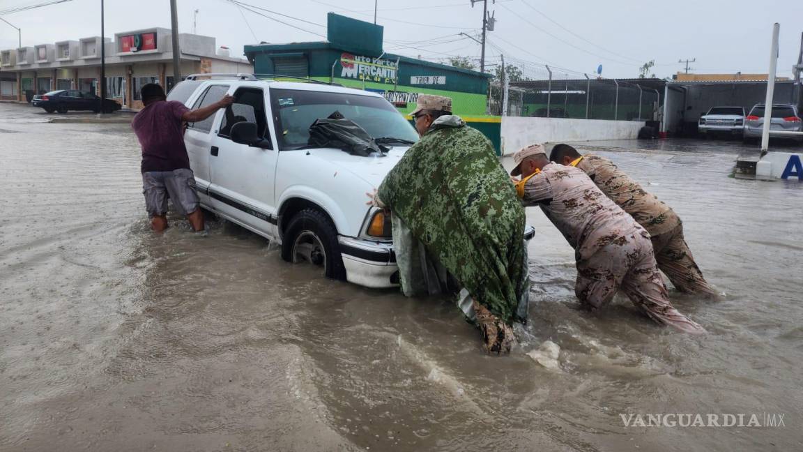 Aplica el Ejército Mexicano Plan DN-III por lluvias registradas en Piedras Negras y Acuña