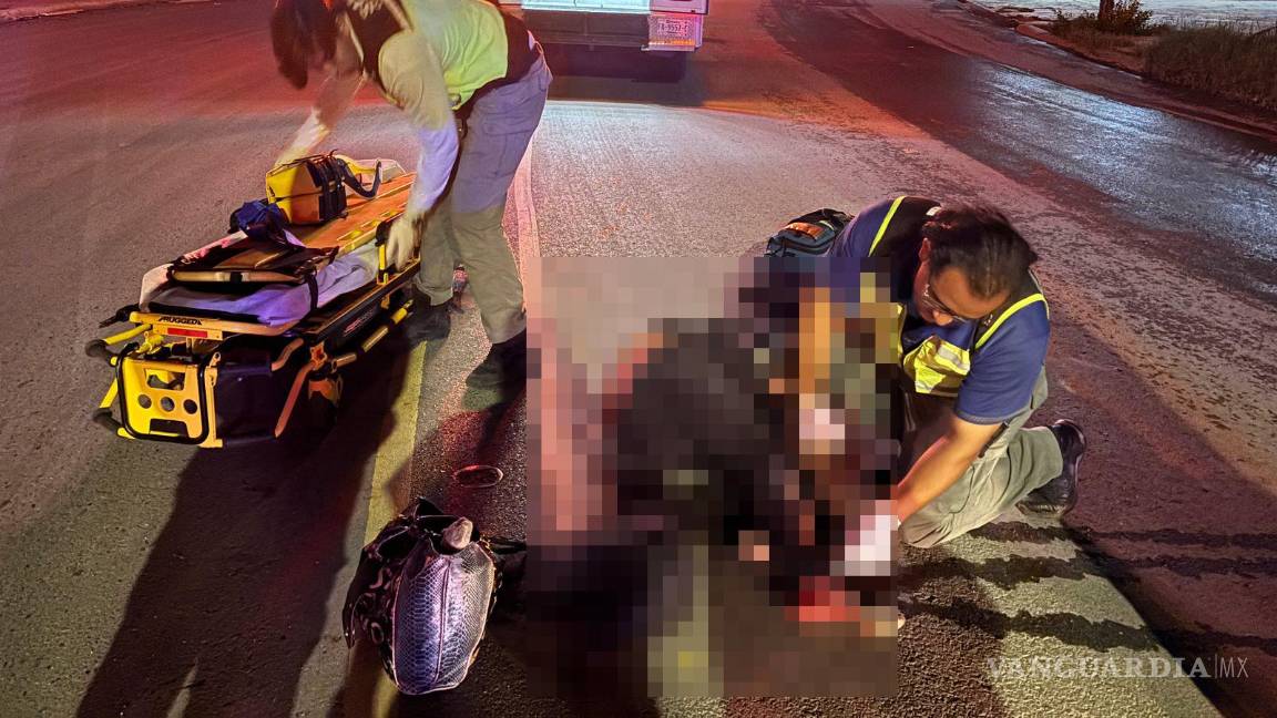 Saltillo: atropella a mujer, le fractura la pierna y escapa sin ayudarla