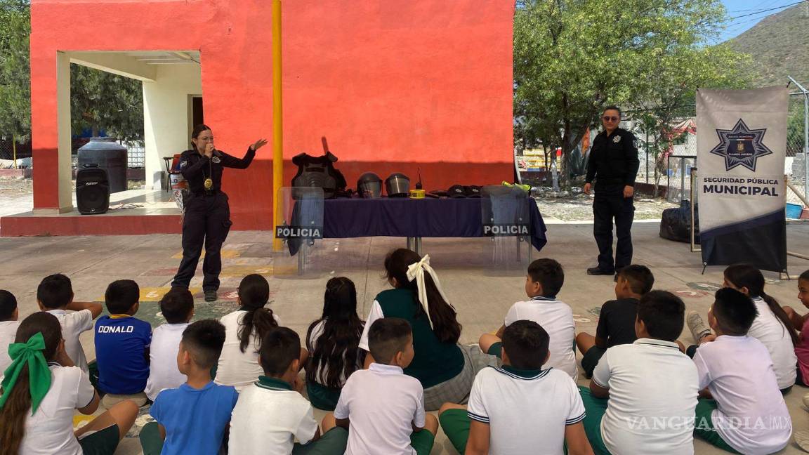 Ramos Arizpe fortalece lazos entre Policía y niñez con acciones de proximidad social