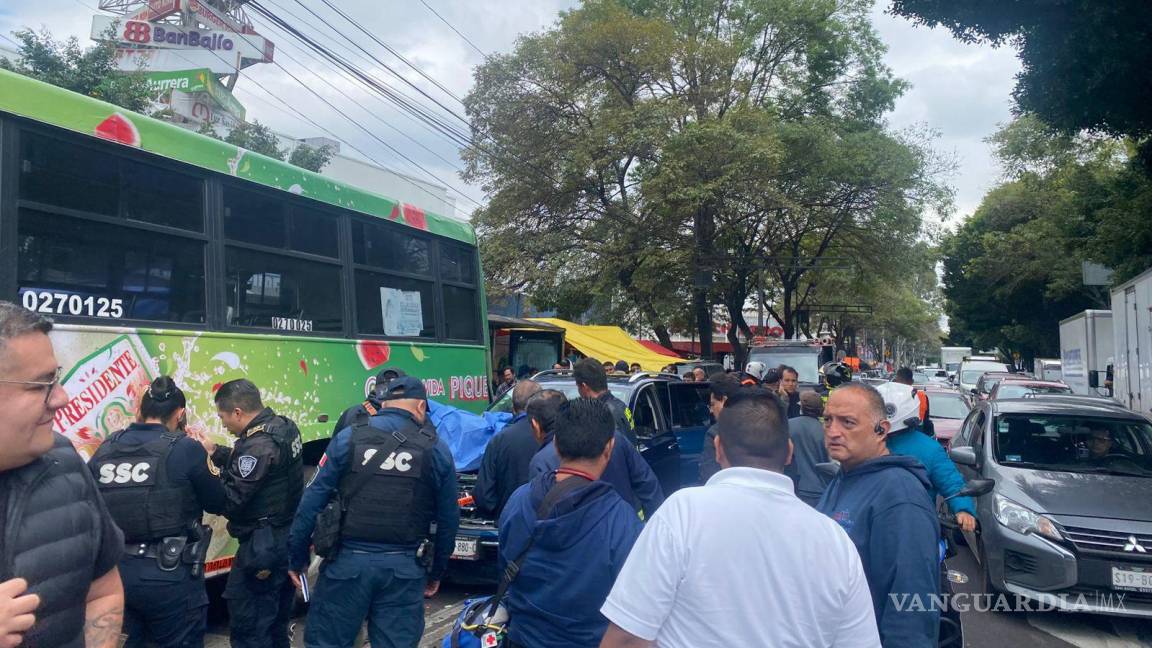 Mujer atropelló y mató a un presunto asaltante en la CDMX, termina detenida