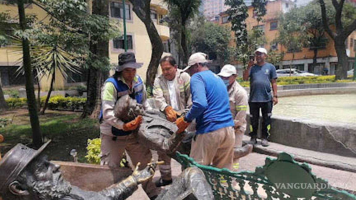 Esculturas del ‘Ché’ Guevara y Fidel Castro en CDMX: sin solicitud para quitarlas, pero a petición de vecinos