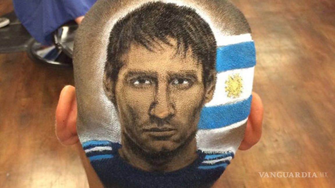 El rostro de Messi, ‘Chicharito’ y CR7 en cortes de cabello