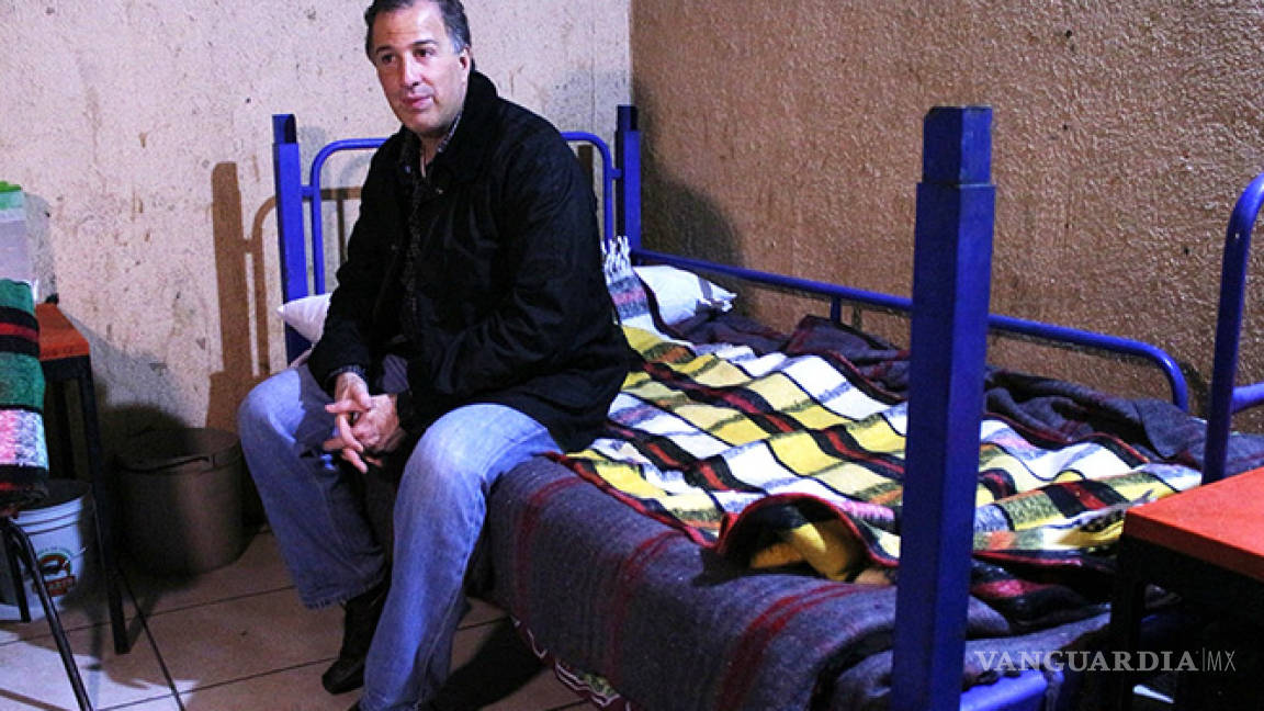 Duerme Meade en albergue para jornaleros en Michoacán