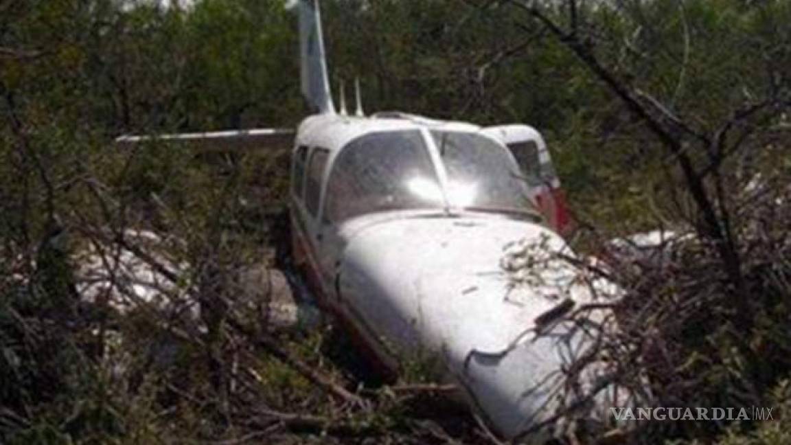 Se desploma avioneta cargada con cocaína en Michoacán