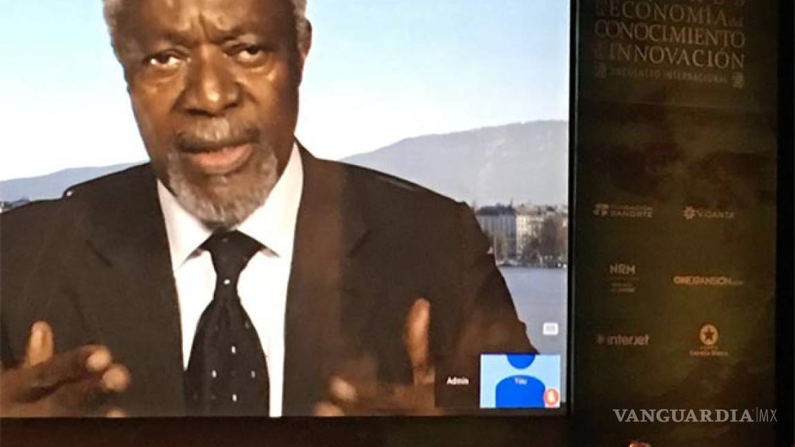 Ha llegado la hora para que una mujer presida a la ONU: Kofi Annan