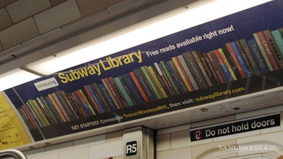 $!Nueva York convierte vagón del metro en biblioteca