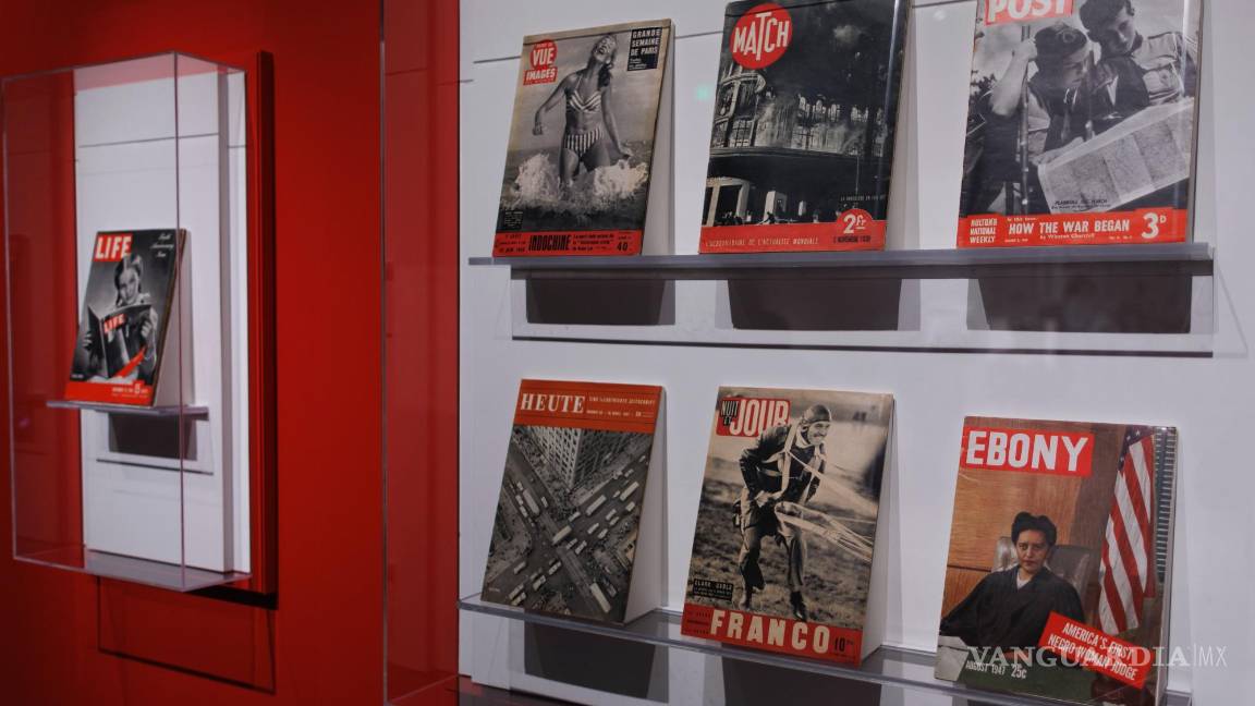 $!Las portadas de otras revistas influenciadas por el estilo de Life Magazine se exhiben en la exposición, ‘Life Magazine and the Power of Photography.