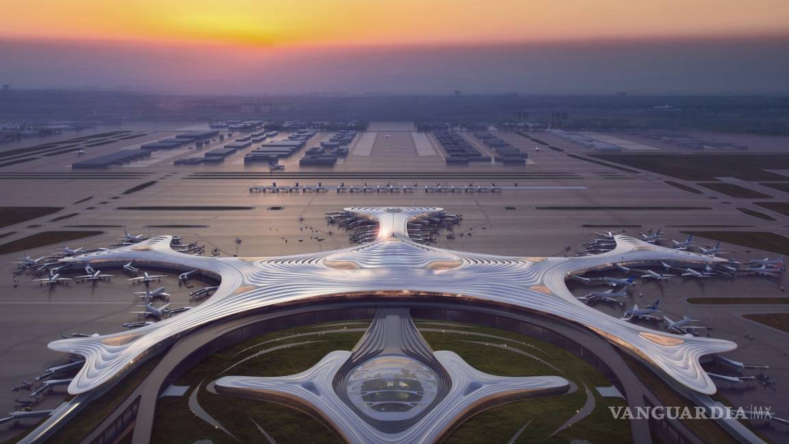 El Aeropuerto Internacional Harbin Taiping en China es un surrealista escenario interestelar