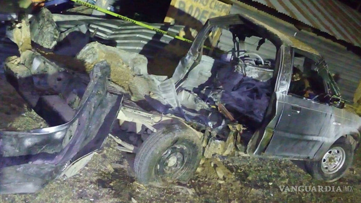 Explosión de vehículo con pirotecnia deja dos muertos en Oaxaca