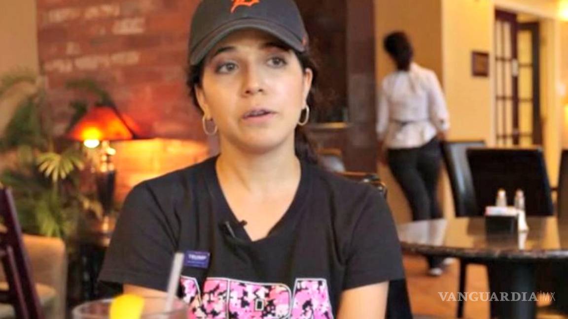 $!‘Chica Trump’, latina con padre ilegal que hace campaña en la frontera