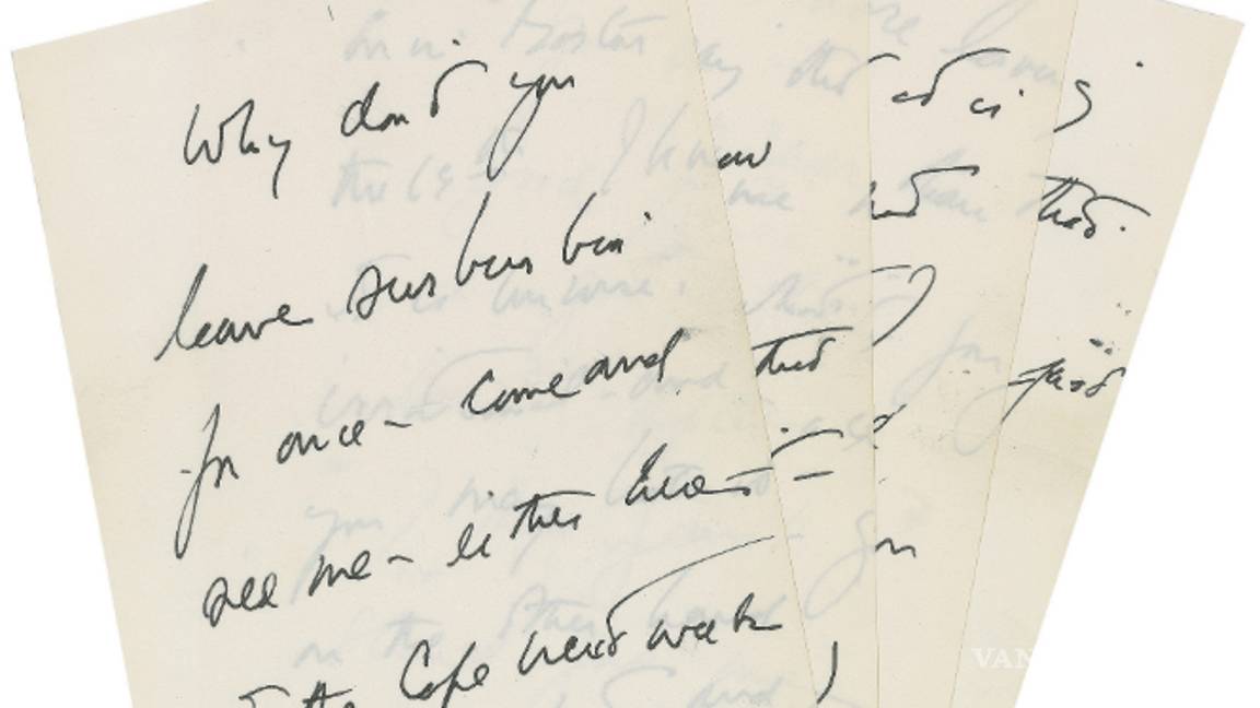 $!Subastan carta de John F. Kennedy a una supuesta amante