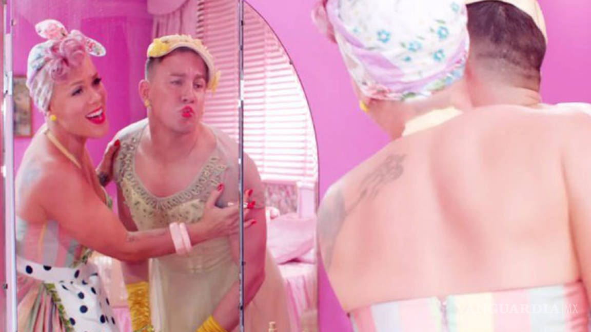 Channing Tatum se viste de mujer en videoclip de pink