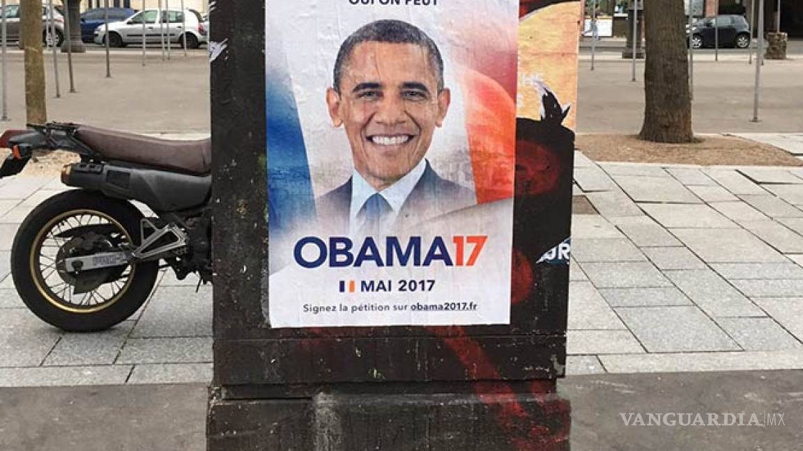 Los franceses quieren a Obama como su presidente