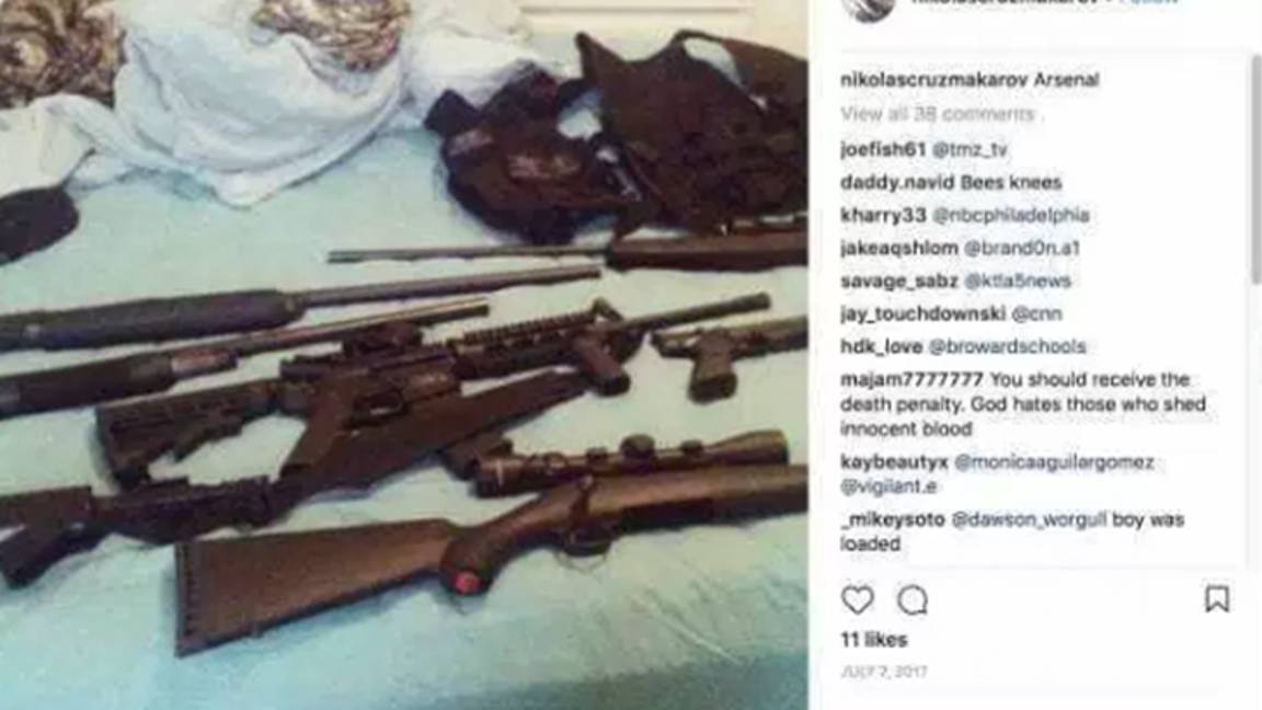 $!Sale a la luz Instagram del autor de masacre en Florida; ¡estaba obsesionado con las armas!