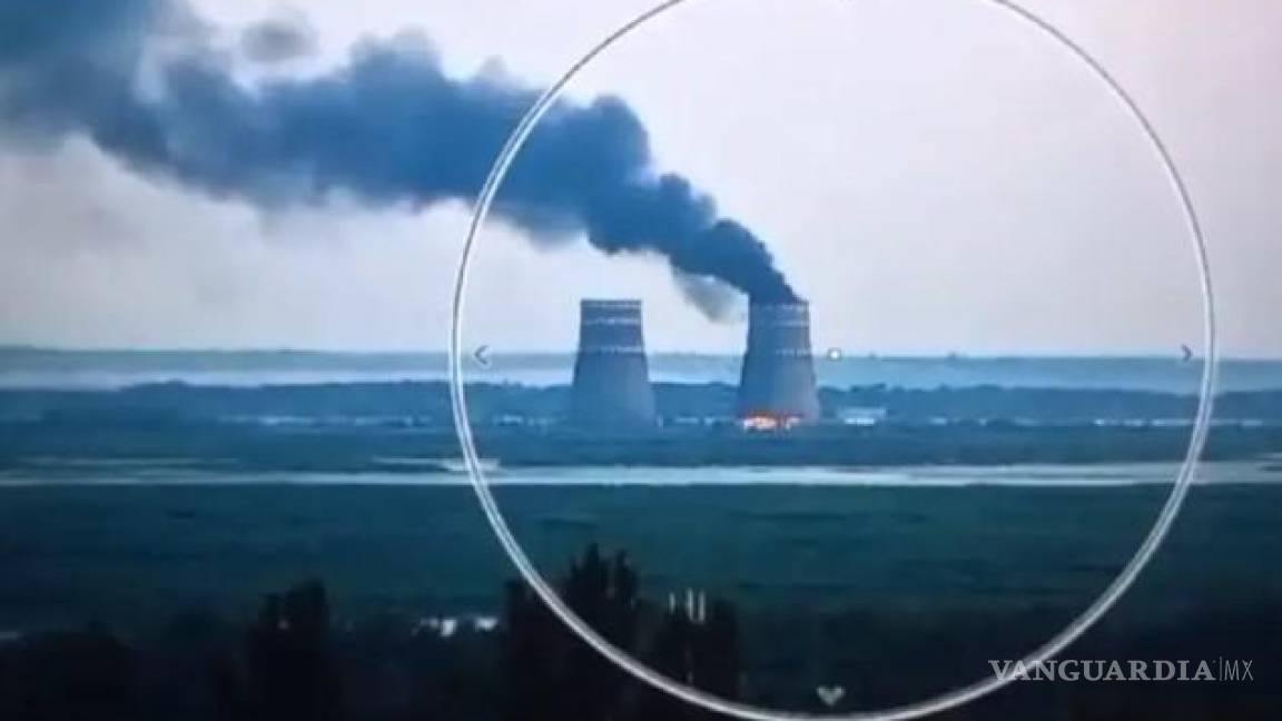 Enorme incendio en central eléctrica controlada por Rusia en Ucrania genera alertas de desastre nuclear