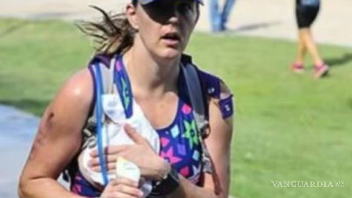 La triatleta que tuvo que sacar leche para su bebé en plena competencia