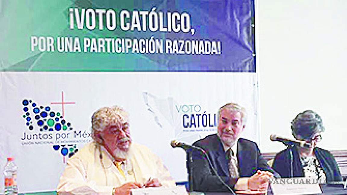 Promueven católicos ‘voto razonado’
