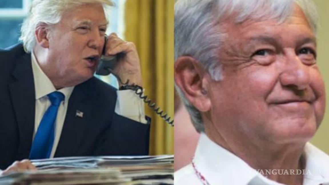 Llamada telefónica entre AMLO y Donald Trump es frustrada por mala señal