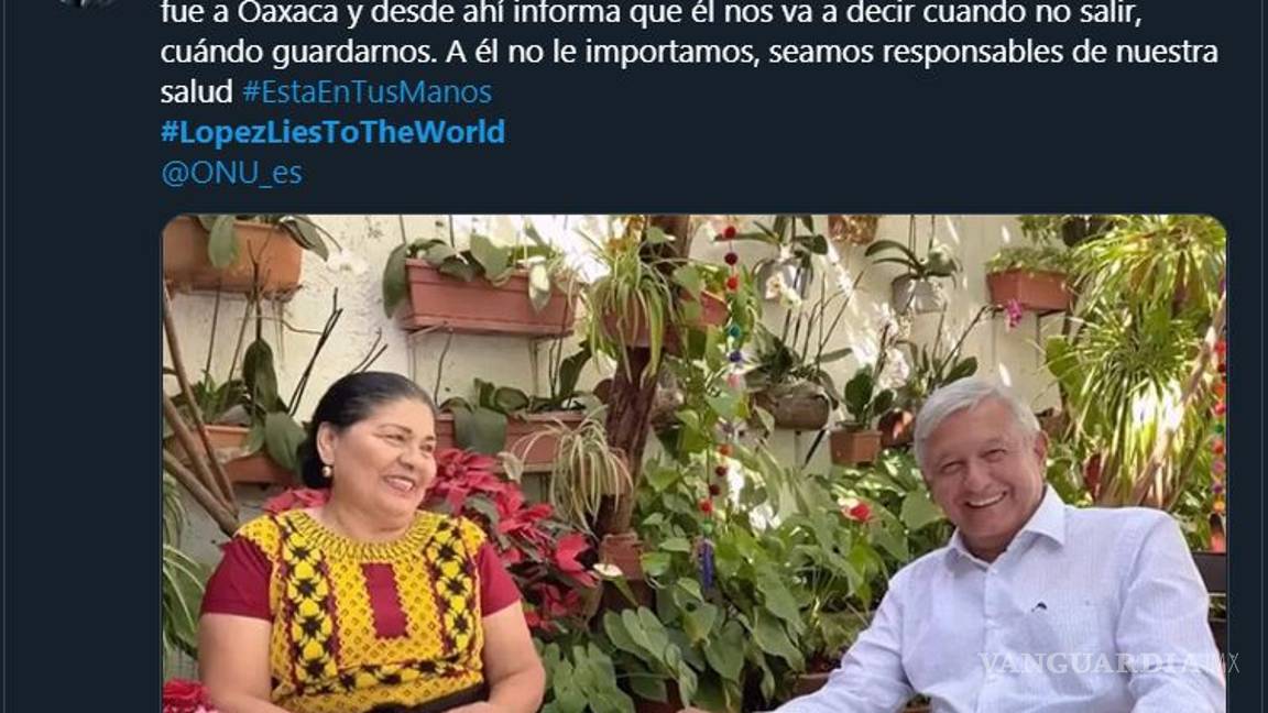 $!#LopezLiesToTheWorld: Por omisión de AMLO ante coronavirus en México, usuarios piden intervención de ONU y OMS