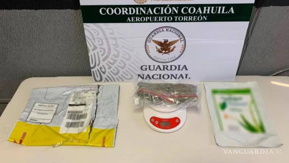 Guardia Nacional asegura droga en el aeropuerto de Torreón