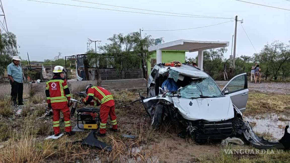 Muere mujer fronterense en trágico choque en la carretera Saltillo-Monclova