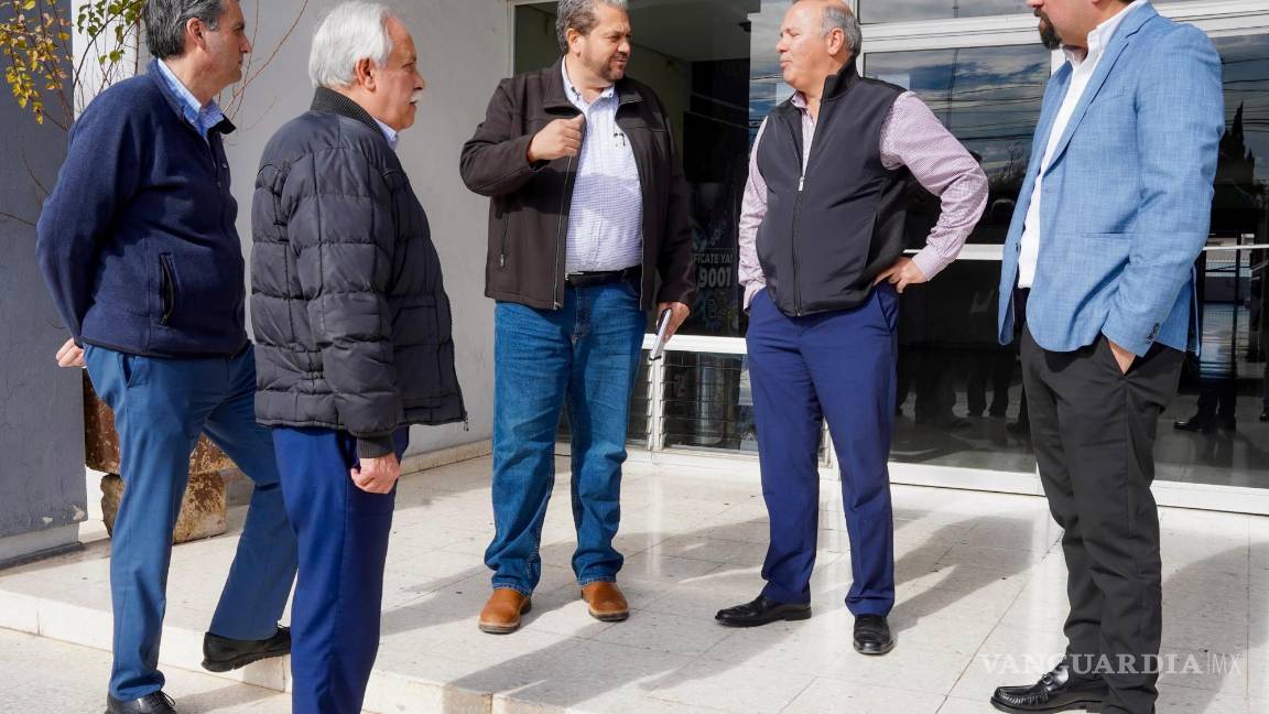 $!Alejandro Pepi, presidente de la CANACO, destacó la importancia de trabajar de la mano con el gobierno municipal para fortalecer la economía de Ramos Arizpe.