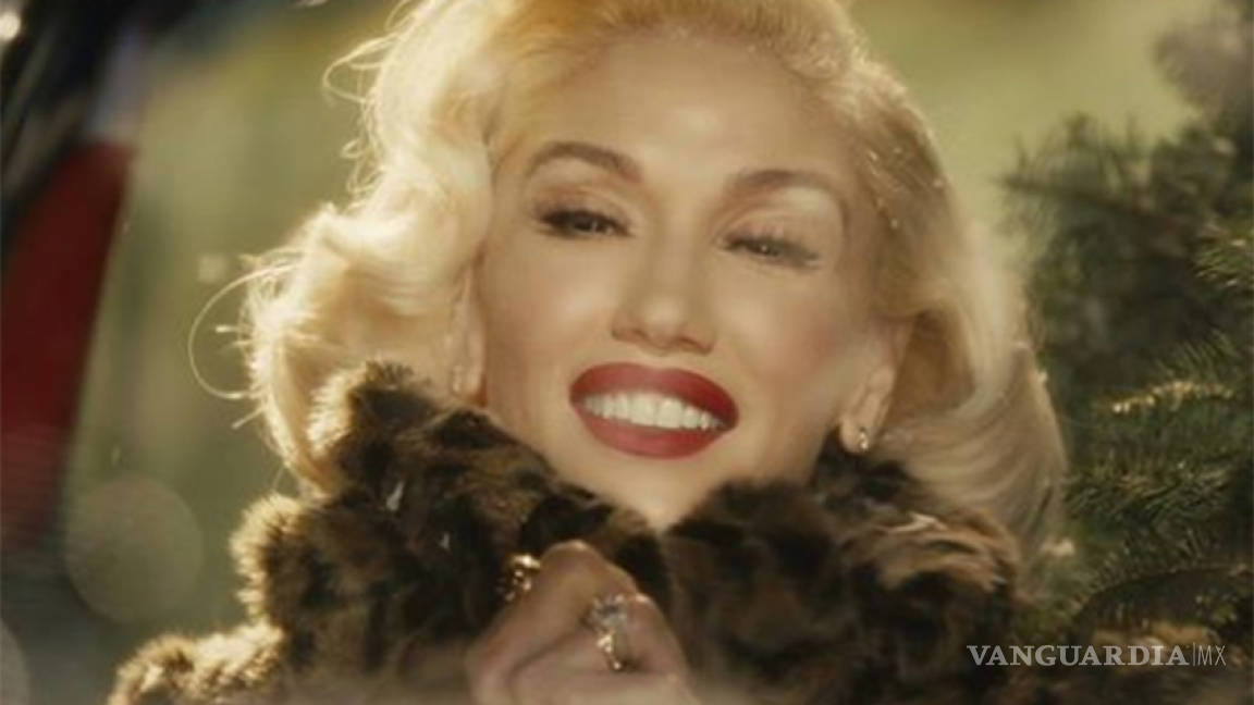 Gwen Stefani emula a Marilyn Monroe para la Navidad