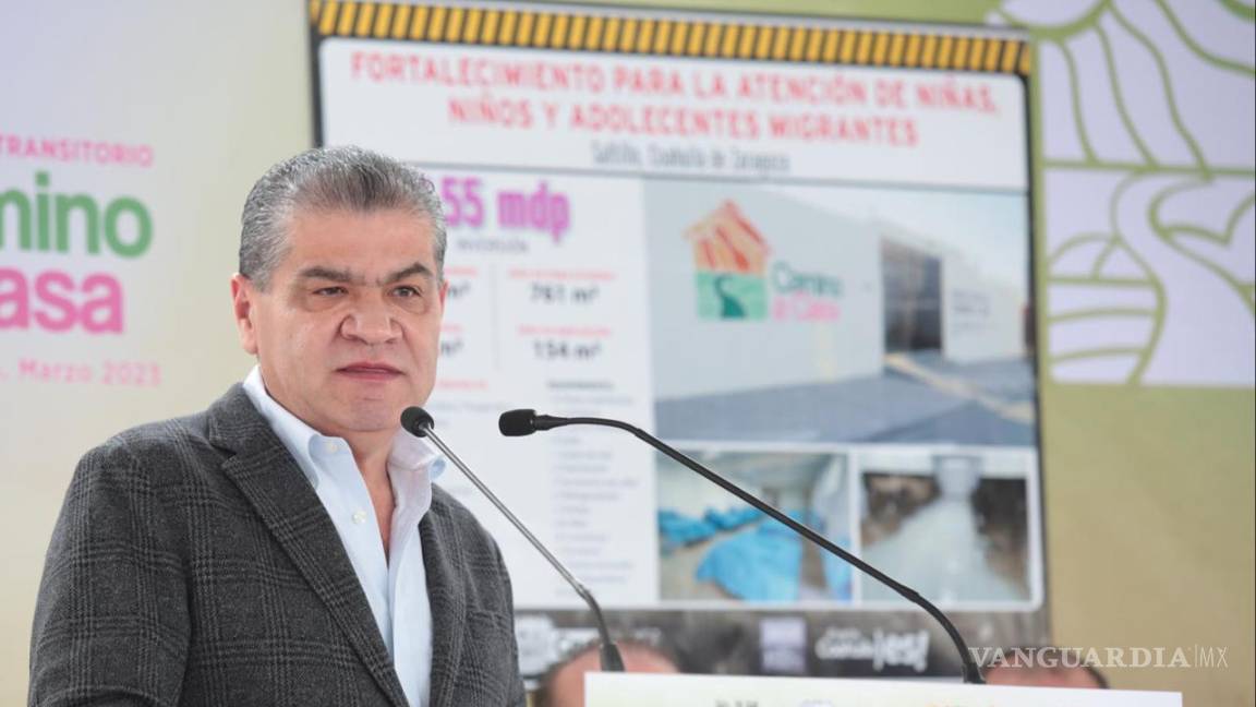 $!El gobernador Riquelme resaltó la importancia que tiene la atención de los migrantes en la entidad.