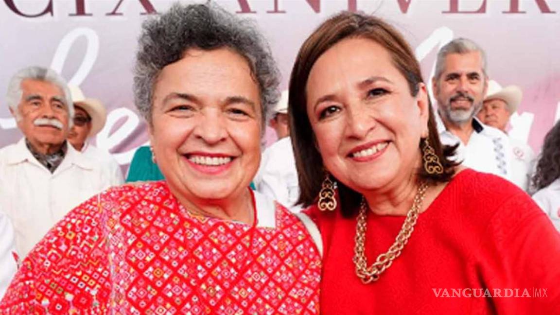 $!En Veracruz, Beatriz Paredes acompañó por primera vez a Xóchitl Gálvez, en un evento del sector agrario.