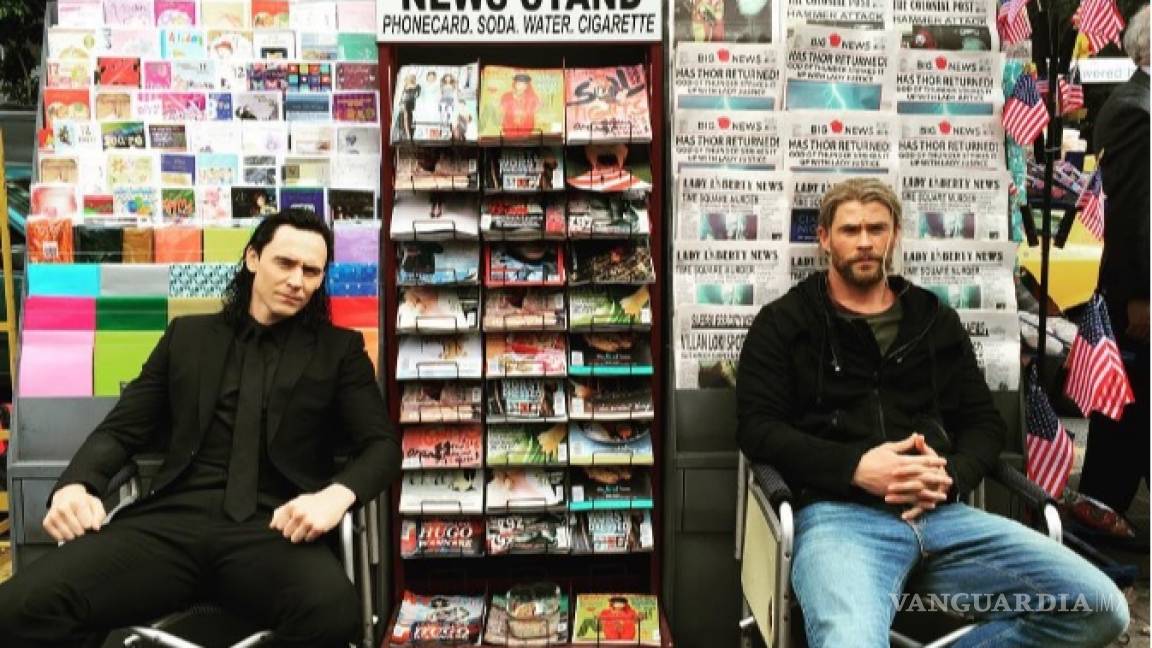 Loki y Thor comparten noticias de Marvel