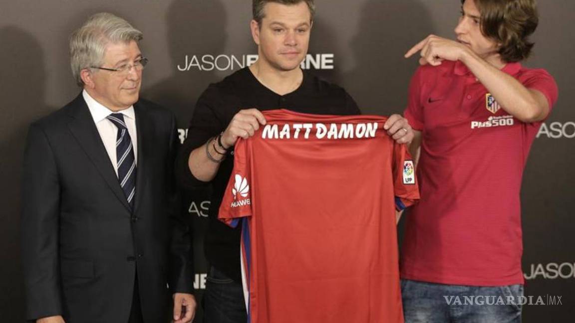 $!Matt Damon, el "fichaje del verano" del Atlético de Madrid