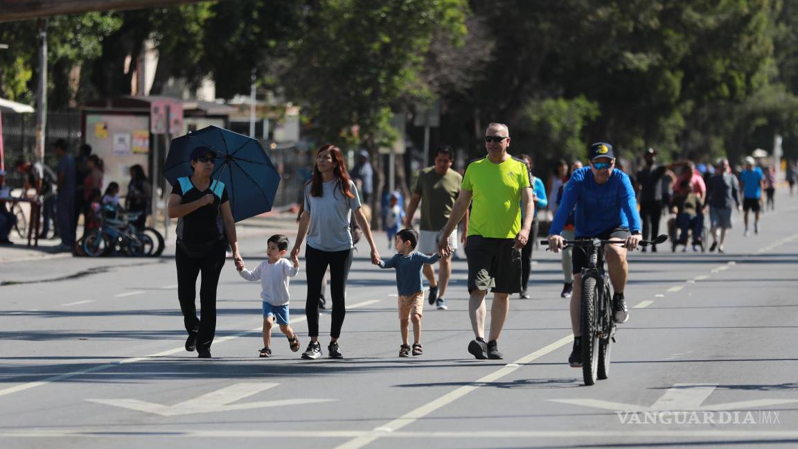 Saltillo: Ruta recreativa fomenta la convivencia, el deporte y cuidado de la salud
