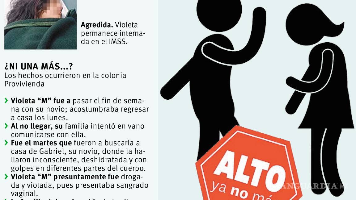 $!Surge nueva denuncia por violencia de género: ‘Desaparece’ una joven; la hallan violada y golpeada en Saltillo