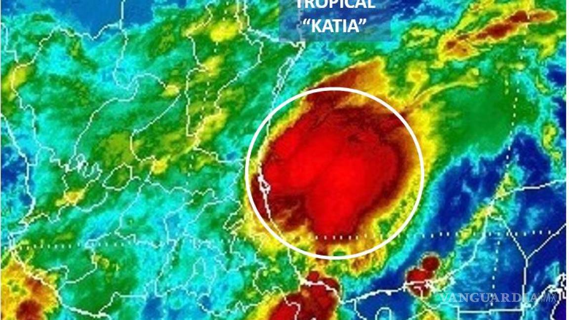 Prevén que &quot;Katia&quot; se convierta en huracán antes de llegar a Veracruz