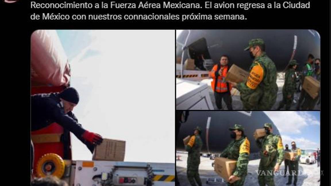 $!Segundo avión de la Fuerza Aérea Mexicana llegó a Rumania; llevan víveres para refugiados