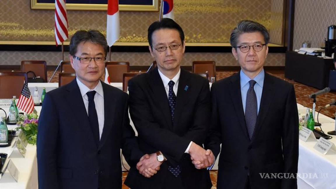 Japón, EU y Corea del Sur coordinarán acciones frente a Pyongyang