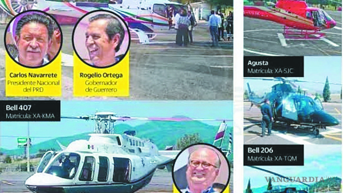 Helicóptero ejecutivo, taxi preferido de PRD