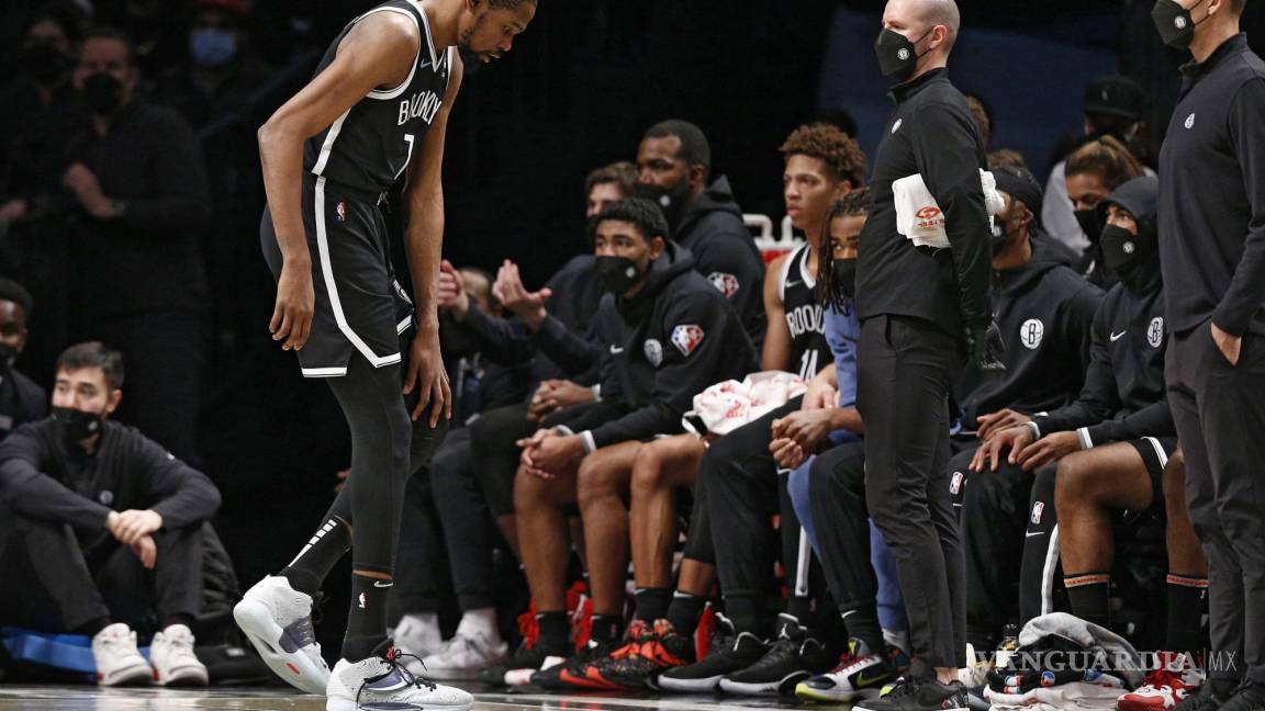 Nets pierden a Durant en el peor momento de la campaña en la NBA