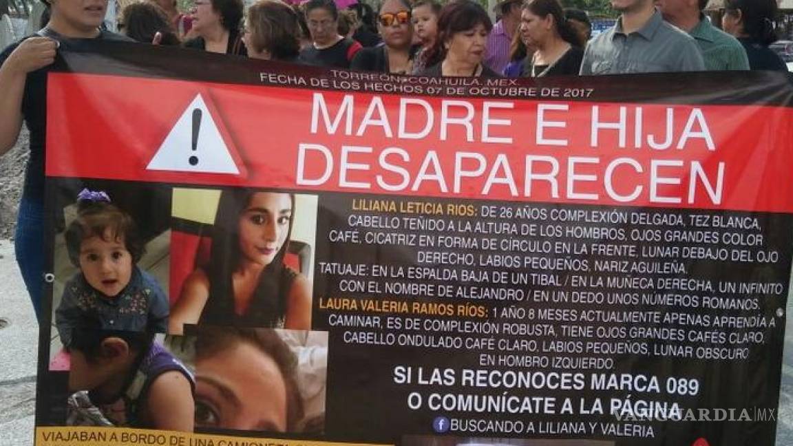 Con manifestación en Torreón exigen se investigue desaparición de madre e hija