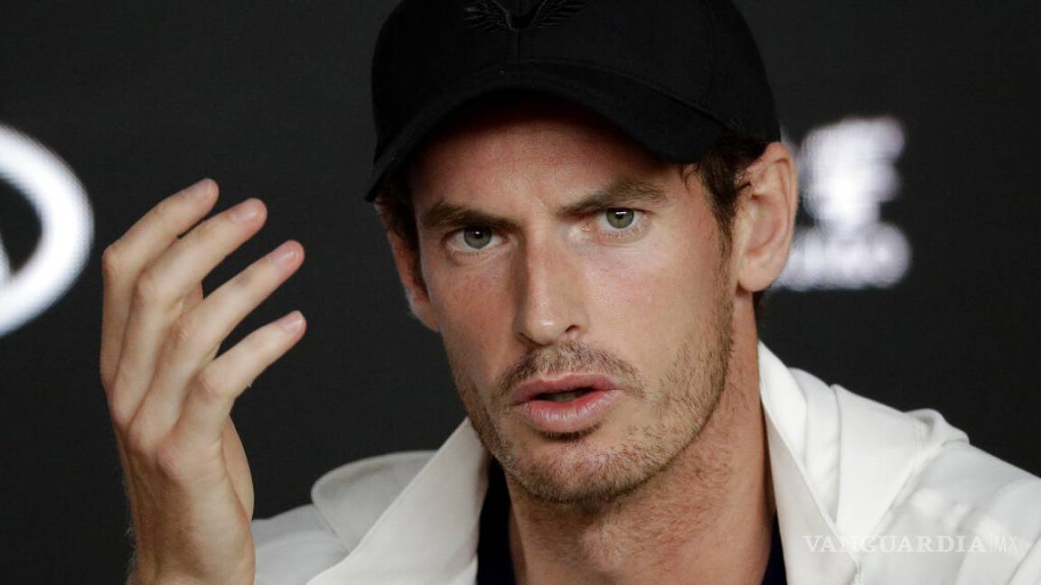 Andy Murray confirma operación en la cadera, tendrá un implante metálico