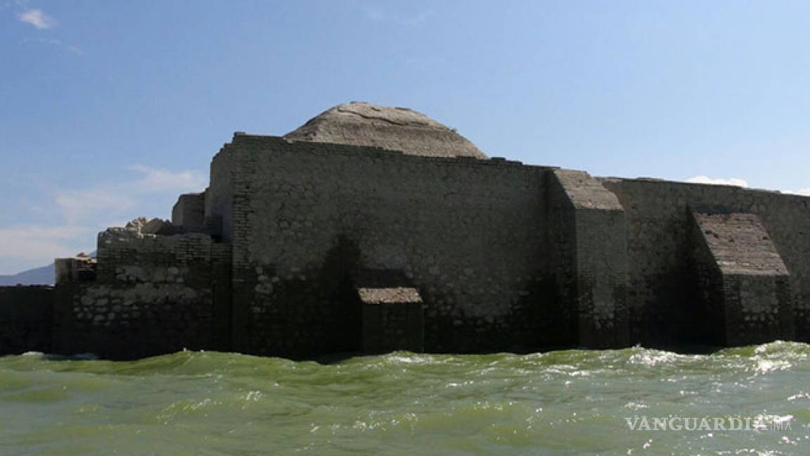 Debido a sequía, emergen ruinas templo dominico en el Istmo