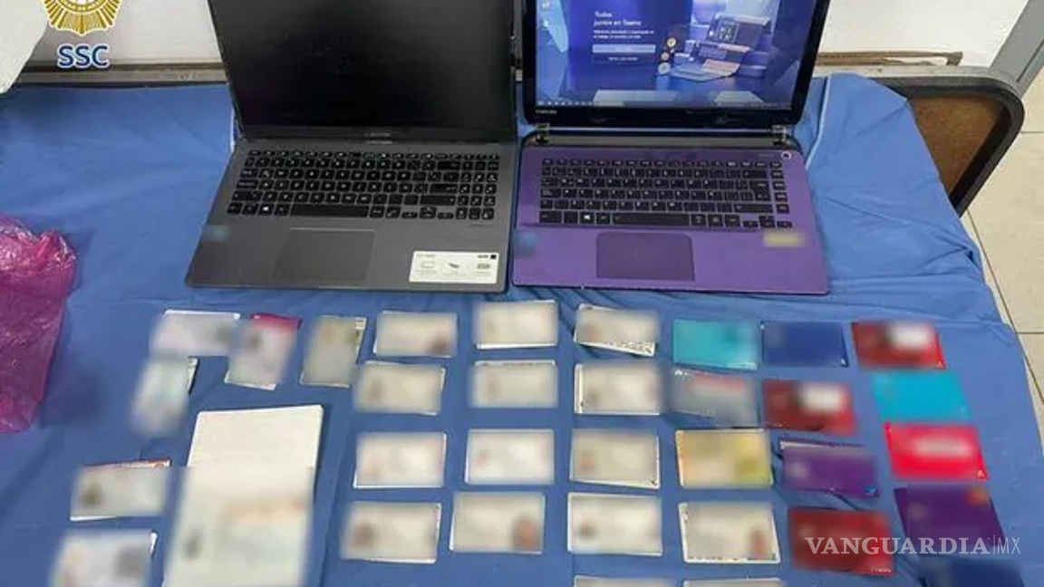 $!‘Abuelitos’ de más de 70 años operaban banda dedicada a la suplantación de identidad y fraude en la alcaldía Benito Juárez